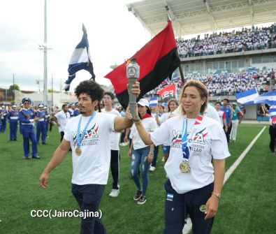 De Juventud Presidente a Juventud Presidente: Acto de recibimiento de la Antorcha Centroamericana en Managua