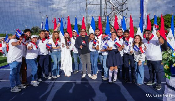 De Juventud Presidente a Juventud Presidente: Acto de recibimiento de la Antorcha Centroamericana en Managua