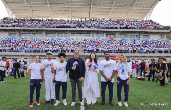 De Juventud Presidente a Juventud Presidente: Acto de recibimiento de la Antorcha Centroamericana en Managua
