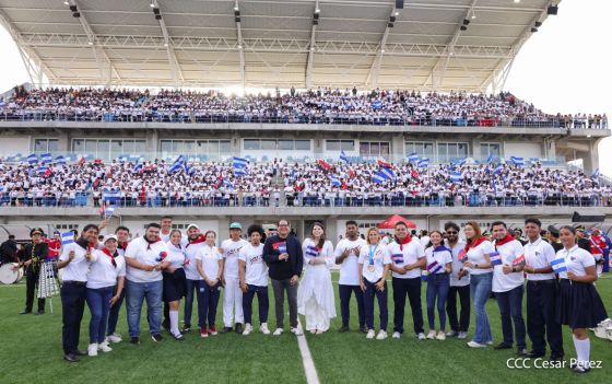 De Juventud Presidente a Juventud Presidente: Acto de recibimiento de la Antorcha Centroamericana en Managua