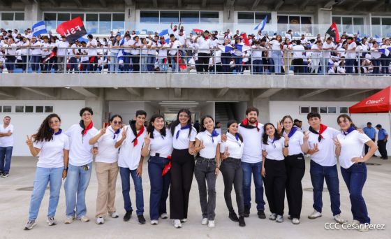 De Juventud Presidente a Juventud Presidente: Acto de recibimiento de la Antorcha Centroamericana en Managua