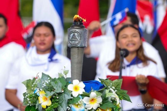 De Juventud Presidente a Juventud Presidente: Acto de recibimiento de la Antorcha Centroamericana en Managua