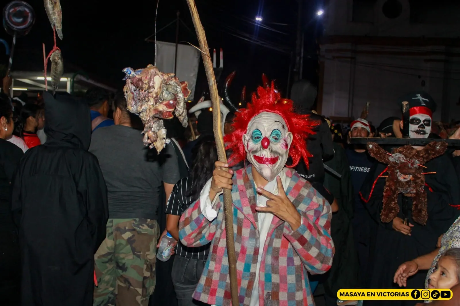 Los Agüizotes recorren Masaya en una noche de cultura y tradición