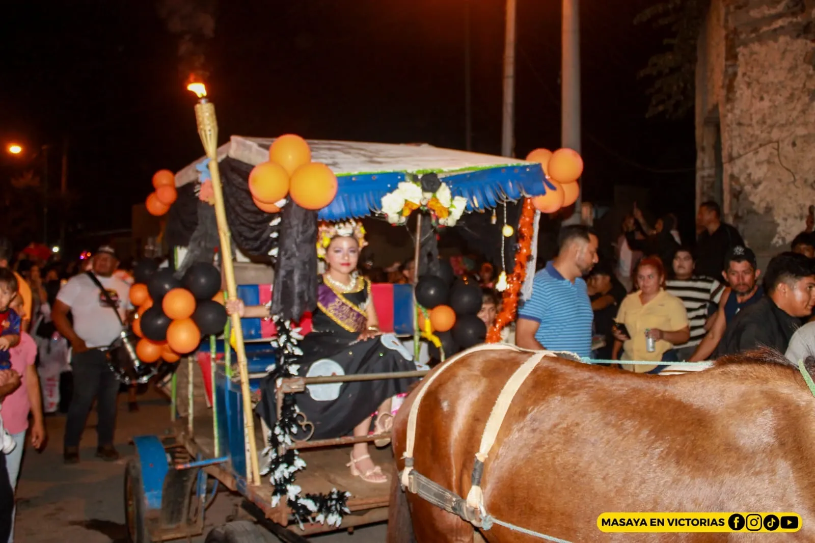 Los Agüizotes recorren Masaya en una noche de cultura y tradición