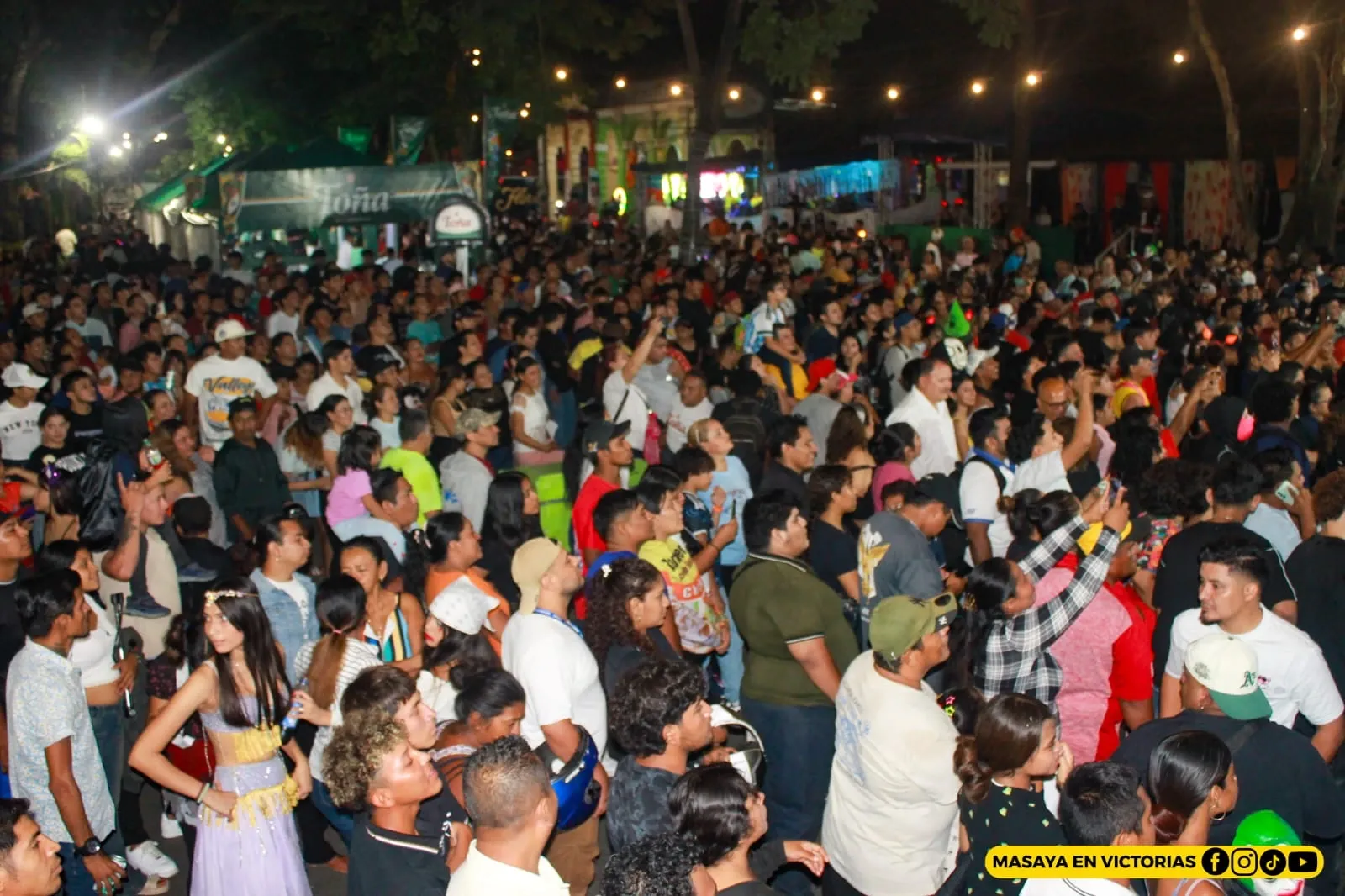 Los Agüizotes recorren Masaya en una noche de cultura y tradición