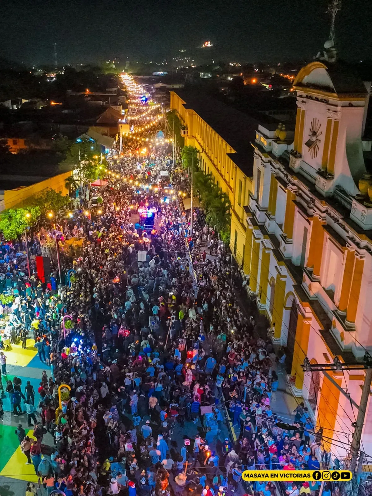 Los Agüizotes recorren Masaya en una noche de cultura y tradición