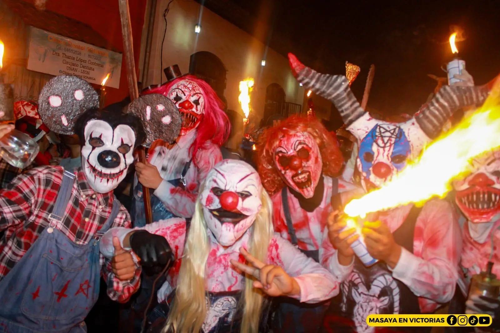 Los Agüizotes recorren Masaya en una noche de cultura y tradición