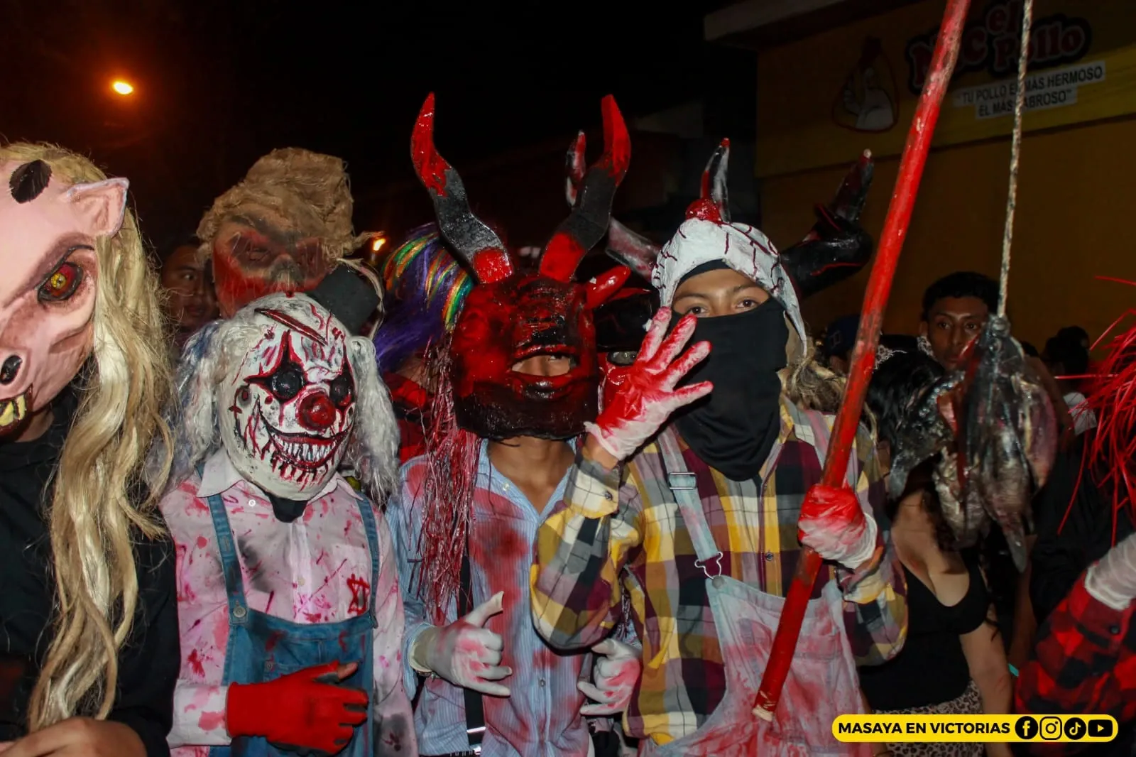 Los Agüizotes recorren Masaya en una noche de cultura y tradición