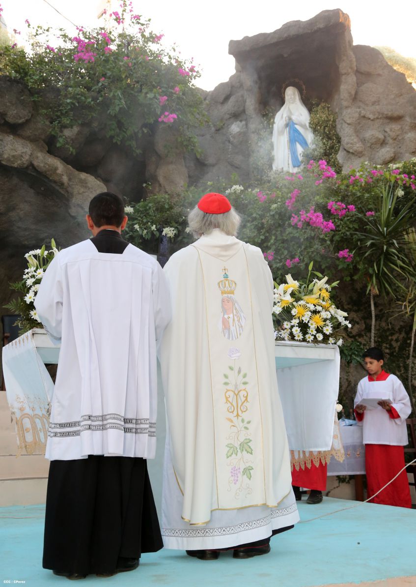 Cardenal Brenes ofrece eucaristía en Santuario Mariano Nuestra Señora de Lourdes