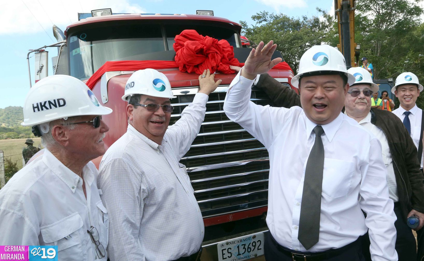 Ceremonia de inauguración de obras iniciales del Gran Canal Interoceánico