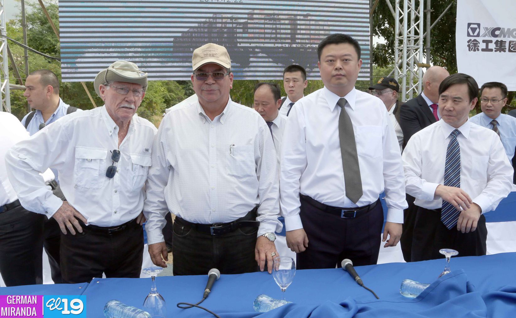 Ceremonia de inauguración de obras iniciales del Gran Canal Interoceánico