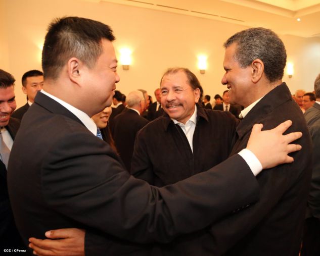 Daniel y Rosario celebran junto a Wang Jing inicio de Obras del Gran Canal por Nicaragua