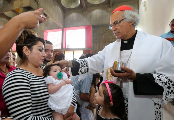 Cardenal Brenes oficia Misa en Día del Bautismo del Señor