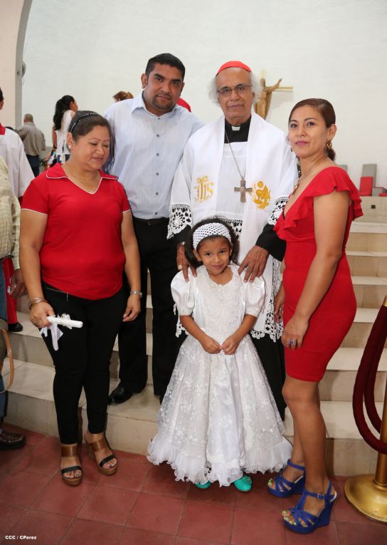 Cardenal Brenes oficia Misa en Día del Bautismo del Señor