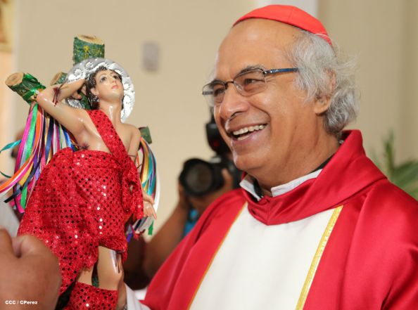 Cardenal Brenes oficia misa en honor a San Sebastián