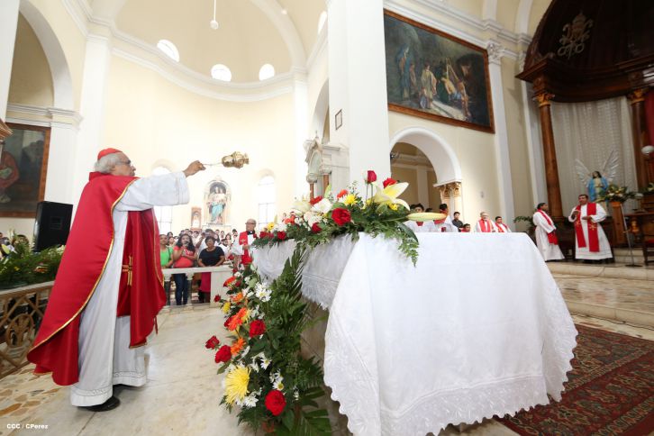 Cardenal Brenes oficia misa en honor a San Sebastián