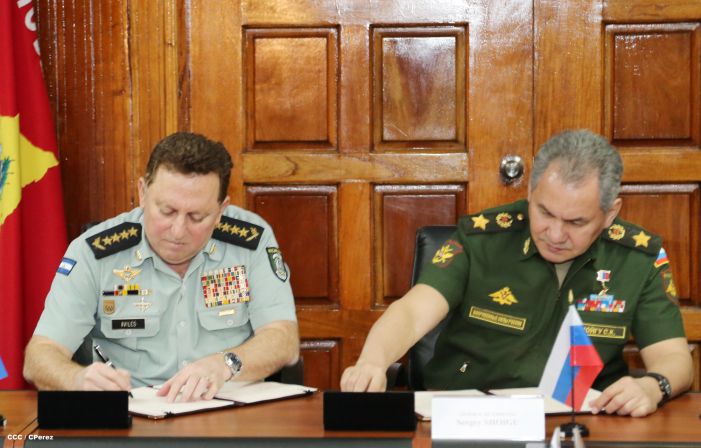 Ministro de Defensa de la Federación Rusa visita Nicaragua