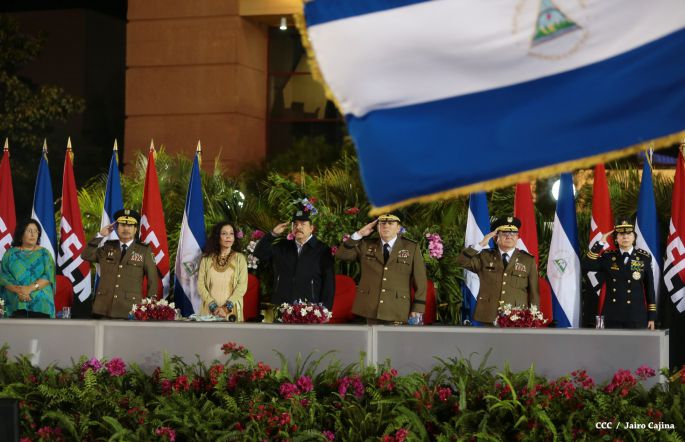 Daniel y Rosario conmemoran 81 Aniversario del Tránsito a la Inmortalidad de Sandino