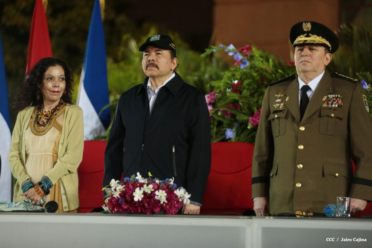 Daniel y Rosario conmemoran 81 Aniversario del Tránsito a la Inmortalidad de Sandino