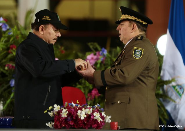 Daniel y Rosario conmemoran 81 Aniversario del Tránsito a la Inmortalidad de Sandino