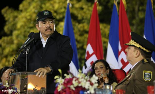 Daniel y Rosario conmemoran 81 Aniversario del Tránsito a la Inmortalidad de Sandino