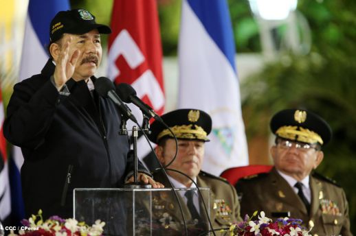 Daniel y Rosario conmemoran 81 Aniversario del Tránsito a la Inmortalidad de Sandino