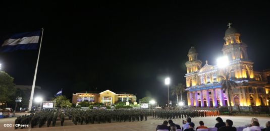 Daniel y Rosario conmemoran 81 Aniversario del Tránsito a la Inmortalidad de Sandino
