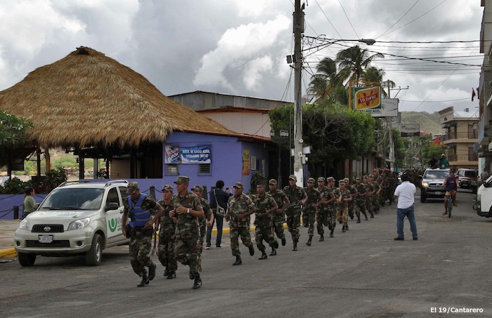 Simulacro de tsunami en Nicaragua