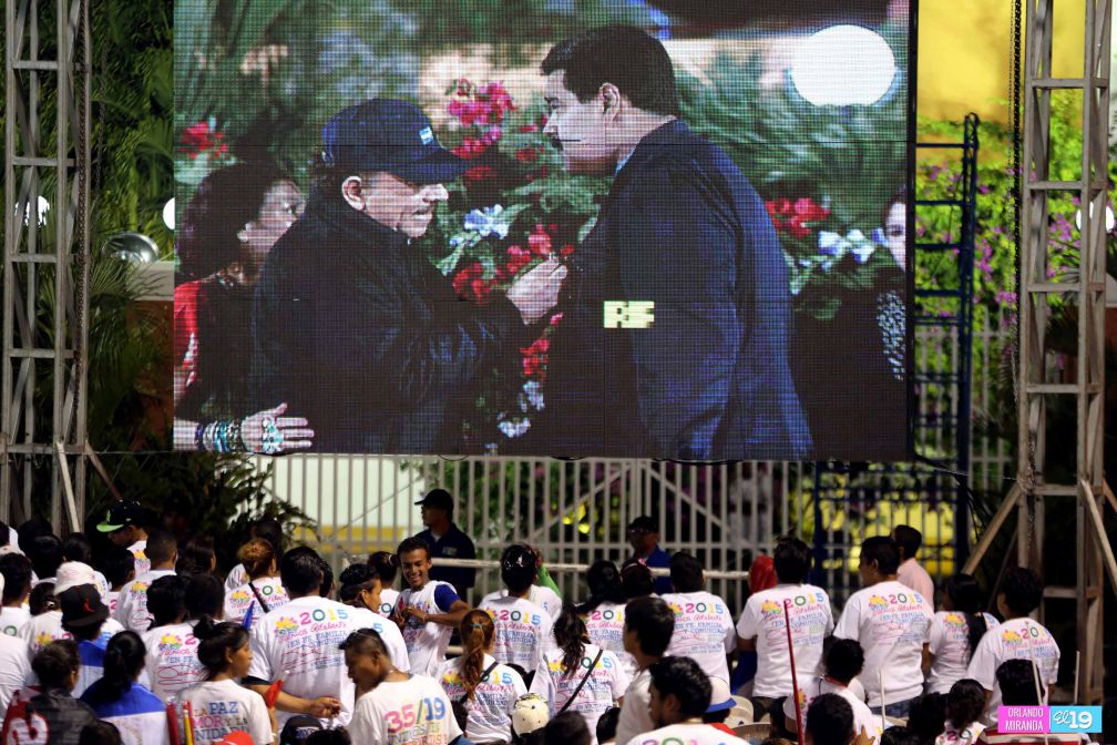 Nicaragua ratifica su respaldo a Venezuela y su presidente Nicolás Maduro