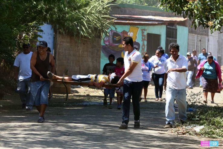 Pobladores del Jorge Dimitrov participan activamente en Simulacro de Terremoto