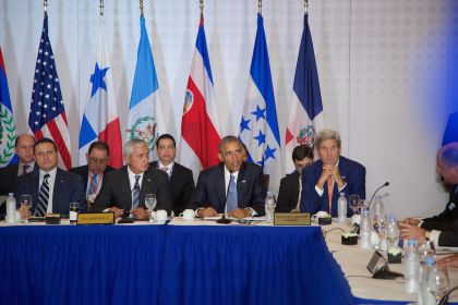 Presidente Daniel participa en reunión del SICA con Obama previo a Cumbre de las Américas