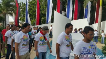 Rinden homenaje al Comandante Carlos Fonseca Amador en su 79 Aniversario de su Natalicio
