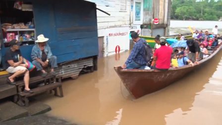 Atienden a familias afectadas por crecida del Río Escondido en El Rama