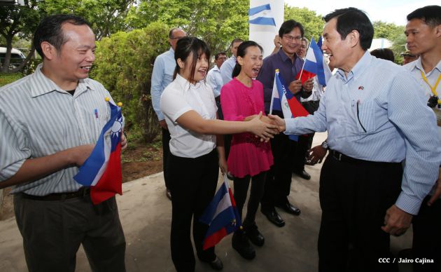 Presidente Ma Ying-jeou de China-Taiwán inicia visita oficial a Nicaragua