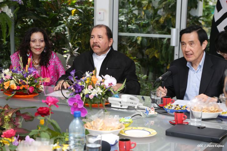 Daniel y Rosario reciben al presidente de China-Taiwán Ma Ying-jeou