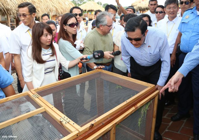 Presidente Ma Ying–jeou recorre el Parque Nacional de Ferias