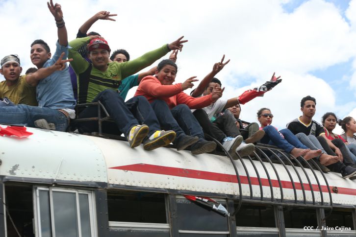 Derroche de alegría en caravanas de Boaco, Chontales y Estelí!