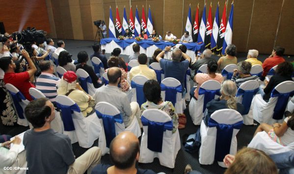 Presidente Daniel clausura III Encuentro del Comité Europeo de Solidaridad con la Revolución Sandinista