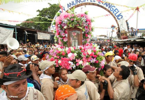 Santo Domingo de Guzmán rumbo a su morada en Las Sierritas