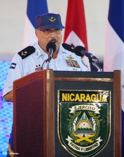 Presidente Daniel y Compañera Rosario encabezan acto del 36 aniversario de constitución de la Fuerza Aérea del Ejército de Nicaragua