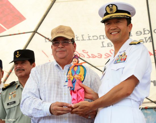 Recibe Nicaragua visita de buques-escuela de las fuerzas de autodefensa de Japón