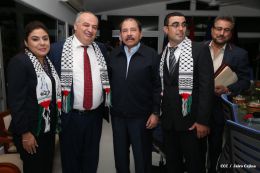 Daniel y Rosario reciben cartas credenciales de embajadores de Chile, Francia, EEUU y Palestina