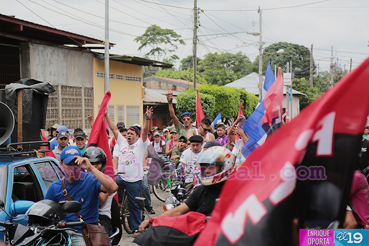 Ciclistas y Motorizados de Masaya 19 de Julio 2016