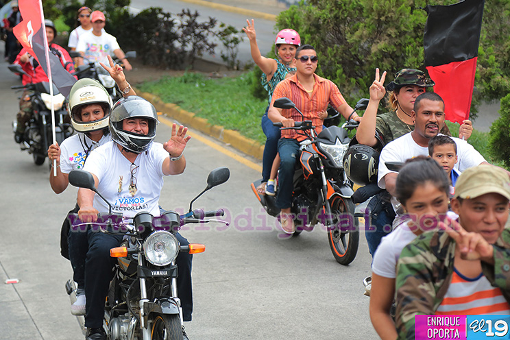 Ciclistas y Motorizados de Masaya 19 de Julio 2016