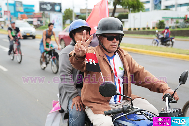 Ciclistas y Motorizados de Masaya 19 de Julio 2016