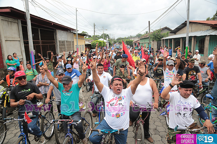 Ciclistas y Motorizados de Masaya 19 de Julio 2016