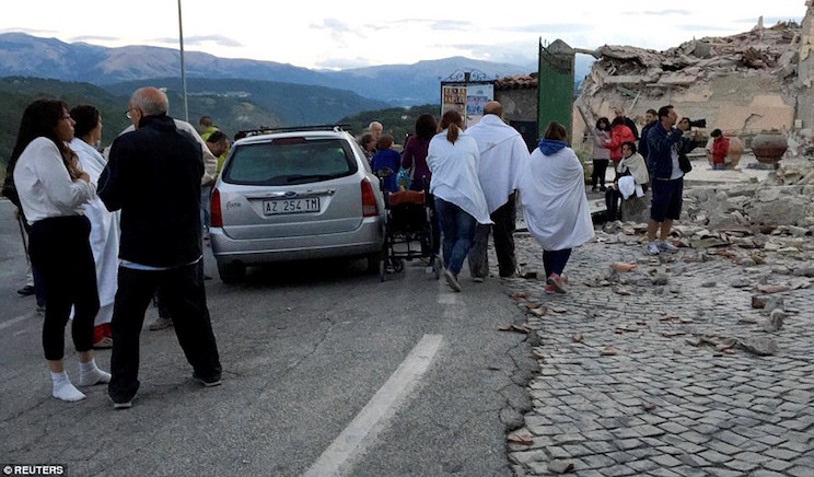Terremoto en Italia