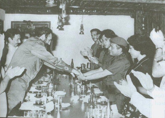 Fidel Castro y Tom&aacute;s Borge