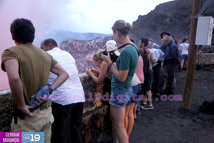 Turismo en el Volcán Masaya está en pleno apogeo
