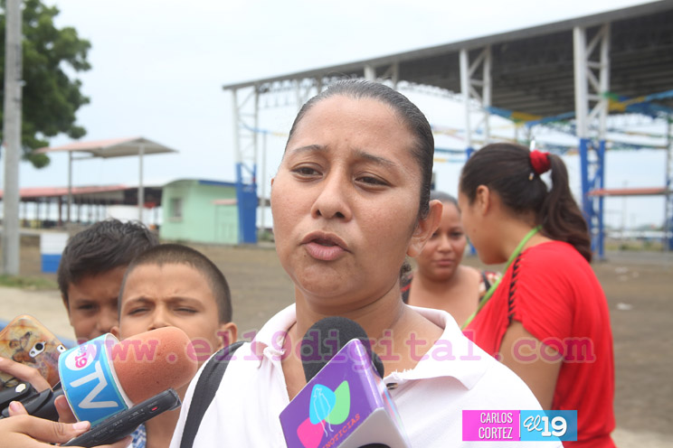 La Compa&ntilde;era Rosario Murillo siempre ha estado al frente velando por las familias
